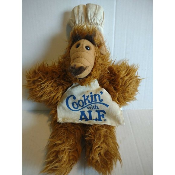 BURGER KING COOKING WITH ALF CHEF HAND PUPPET WITH ORIGINAL TAGS 1988 - Picture 1 of 4